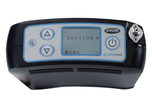Belluscura X-PLOR Portable Concentrator Digital Screen